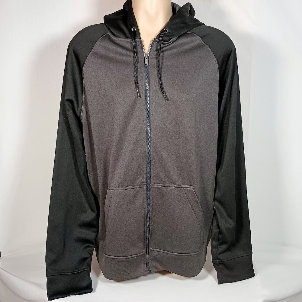 Tony Hawk Hoodie Full Zip Fleece Inner Drawstring Hood XXL New